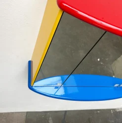 Postmoderner französischer Vintage Badezimmer Spiegelschrank von Decotec, 1980er