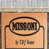 Postmoderner italienischer Wollteppich mit geometrischem Muster von Ottavio Missoni, 1990er