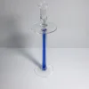 Postmoderner Kerzenhalter aus Glas von IVV - Industria Vetraria Valdarnese, Italien, 1980er
