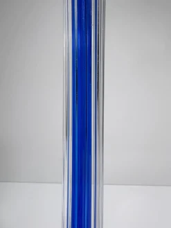 Postmoderner Kerzenhalter aus Glas von IVV - Industria Vetraria Valdarnese, Italien, 1980er