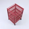 Postmoderner roter Metallschrank von Ikea, 1980er