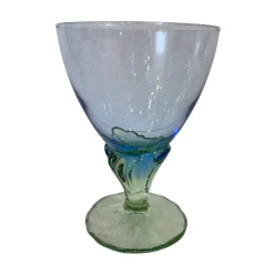 Postmodernes Bahia Glas Set aus geblasenem Glas von Bormioli Rocco, Italien, 1980er, 8er Set