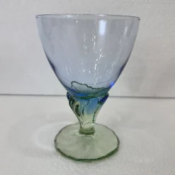 Postmodernes Bahia Glas Set aus geblasenem Glas von Bormioli Rocco, Italien, 1980er, 8er Set