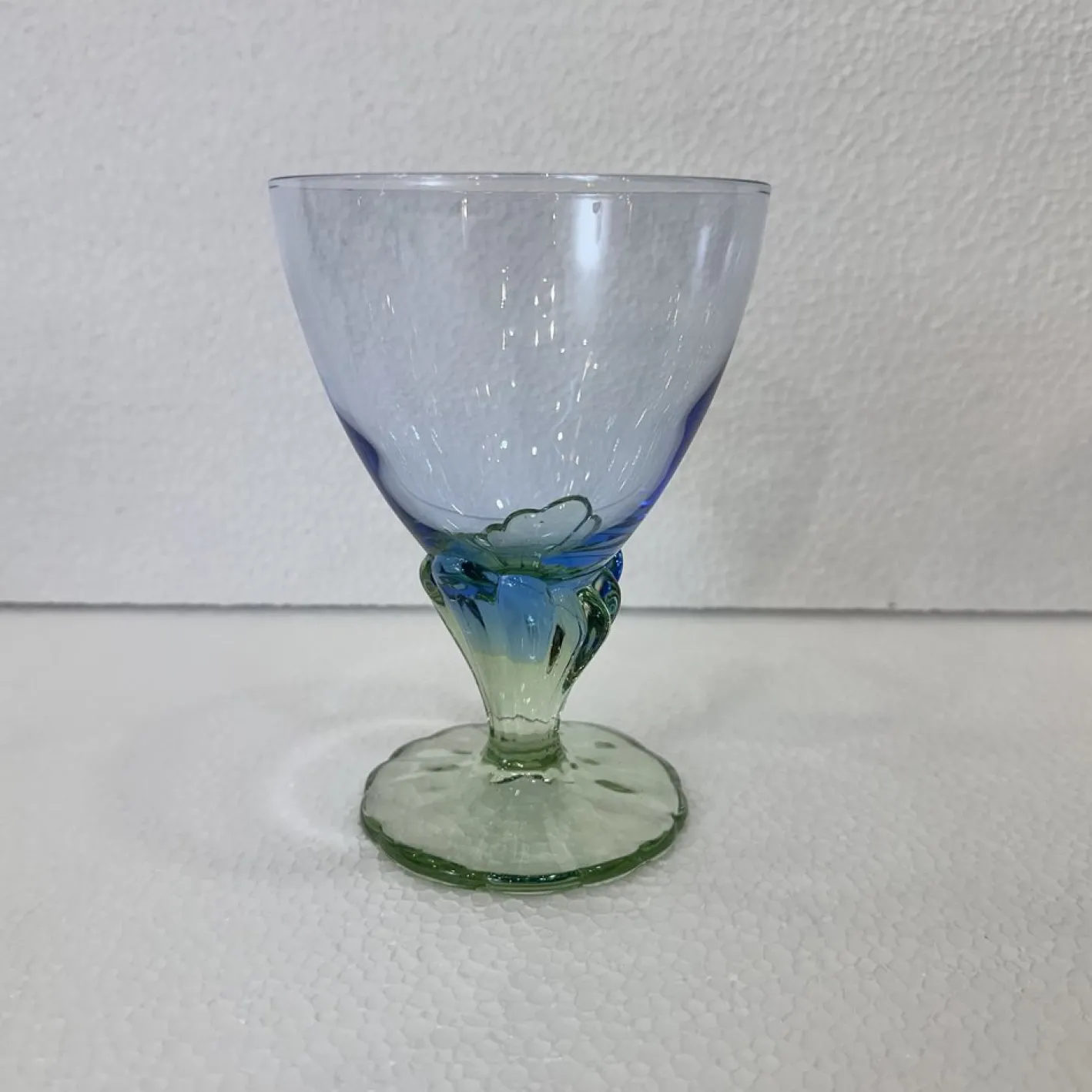 Postmodernes Bahia Glas Set aus geblasenem Glas von Bormioli Rocco, Italien, 1980er, 8er Set