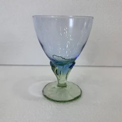 Postmodernes Bahia Glas Set aus geblasenem Glas von Bormioli Rocco, Italien, 1980er, 8er Set