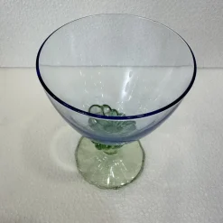 Postmodernes Bahia Glas Set aus geblasenem Glas von Bormioli Rocco, Italien, 1980er, 8er Set