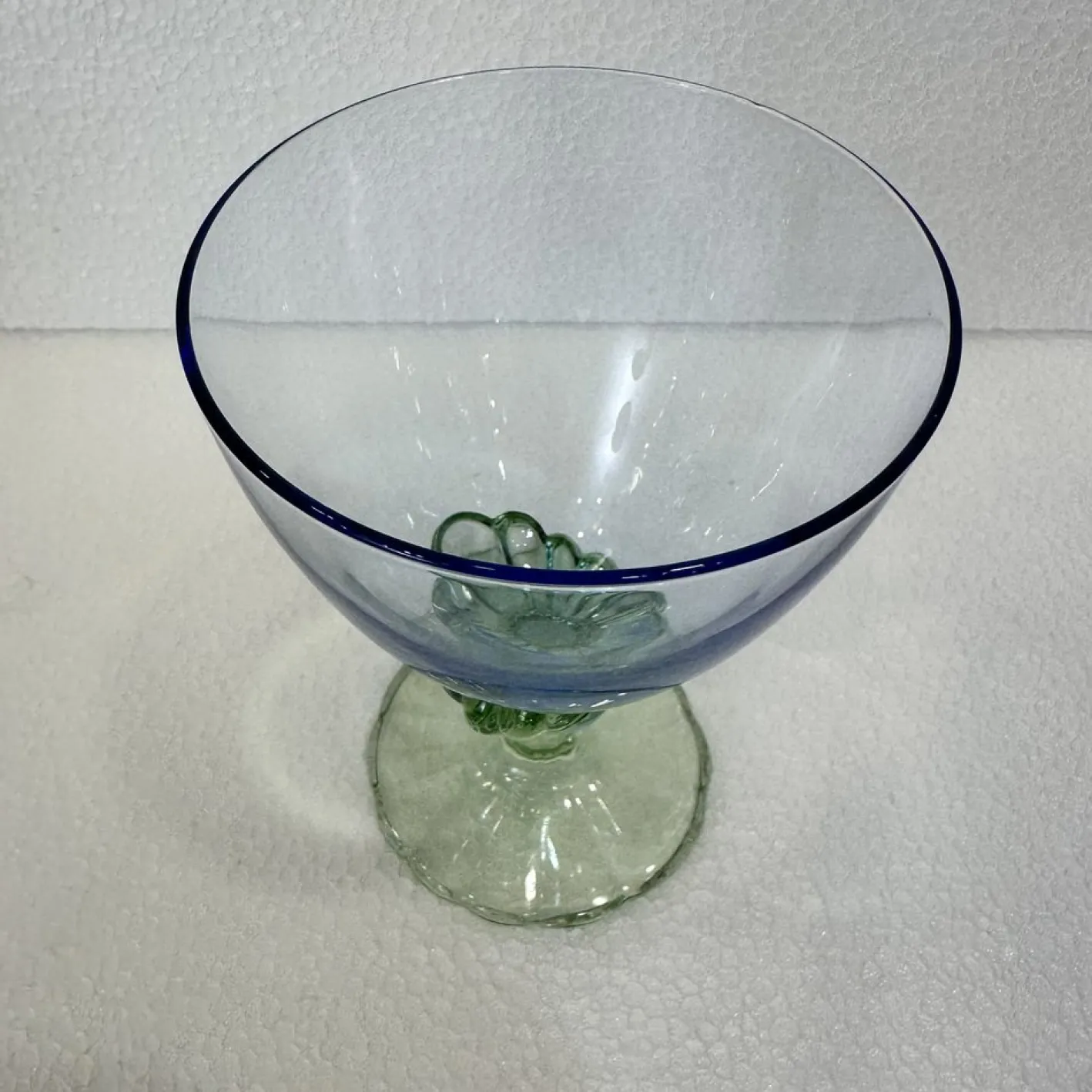 Postmodernes Bahia Glas Set aus geblasenem Glas von Bormioli Rocco, Italien, 1980er, 8er Set