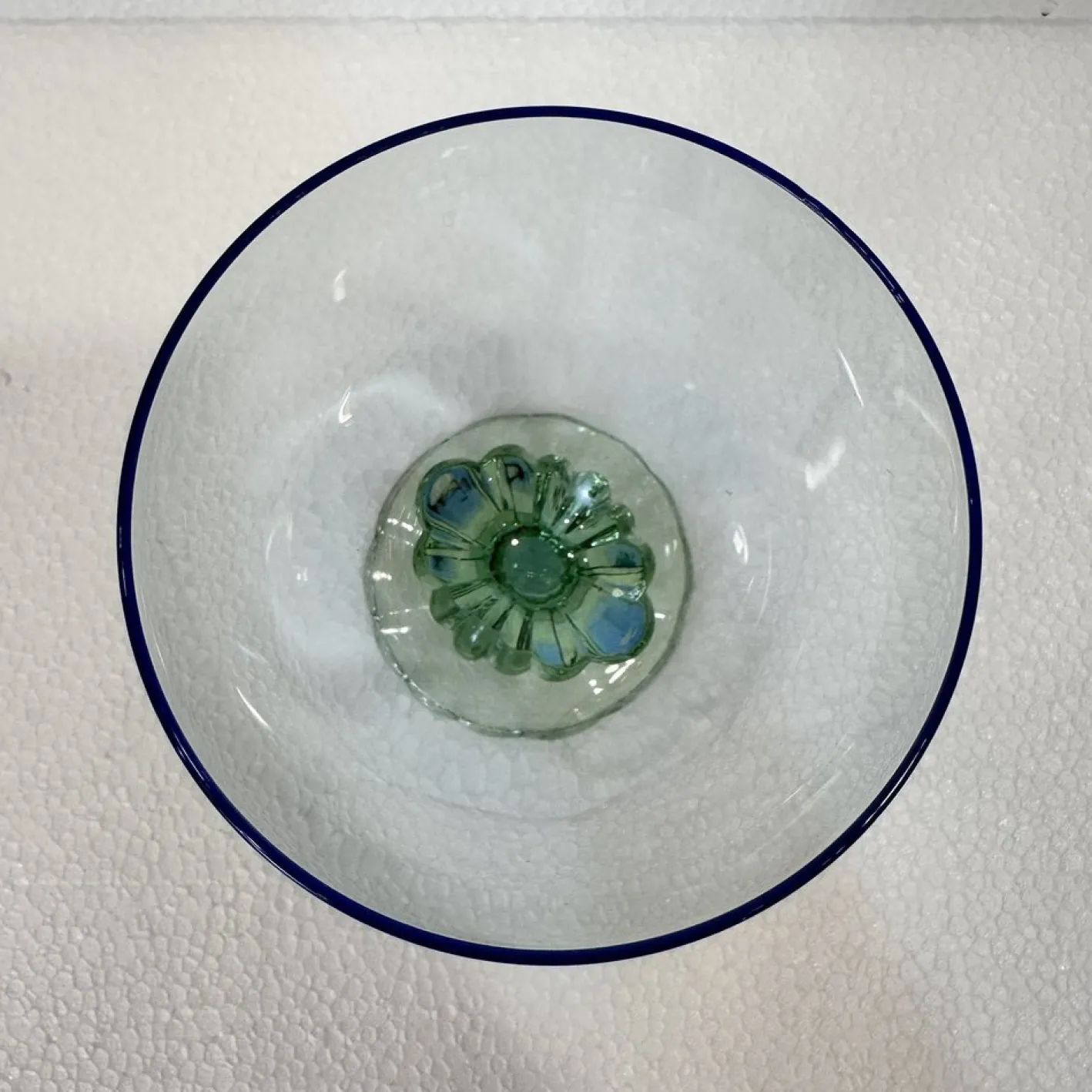 Postmodernes Bahia Glas Set aus geblasenem Glas von Bormioli Rocco, Italien, 1980er, 8er Set