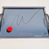 Postmodernes Vintage Tablett von Axis, Paris, 1980er
