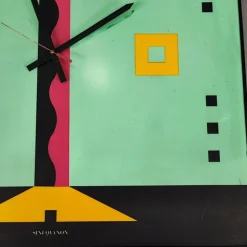 Postmoderne Uhr von Alessandro Mendini, 1980er