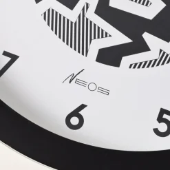Postmoderne Wanduhr von Nathalie Du Pasquier & George Sowden für Neos Lorenz, 1980er