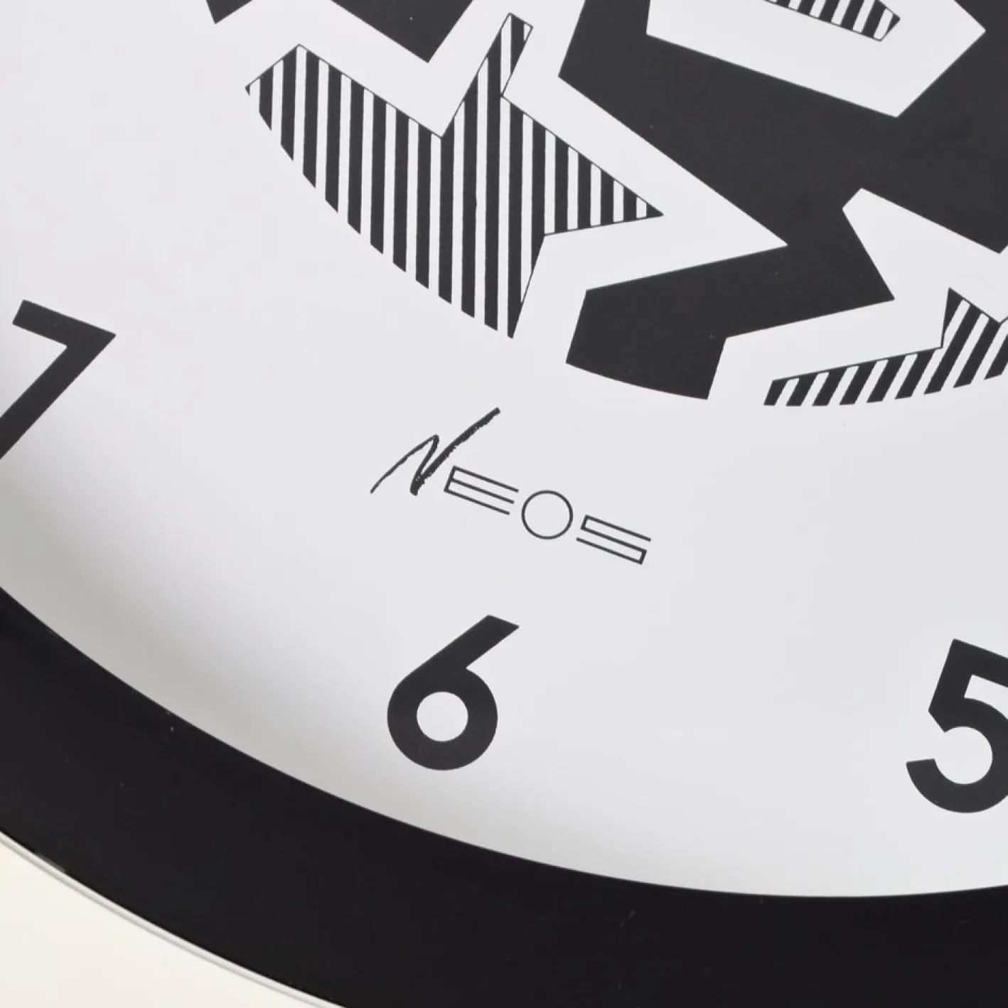 Postmoderne Wanduhr von Nathalie Du Pasquier & George Sowden für Neos Lorenz, 1980er
