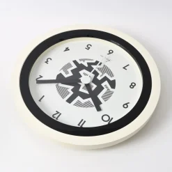 Postmoderne Wanduhr von Nathalie Du Pasquier & George Sowden für Neos Lorenz, 1980er