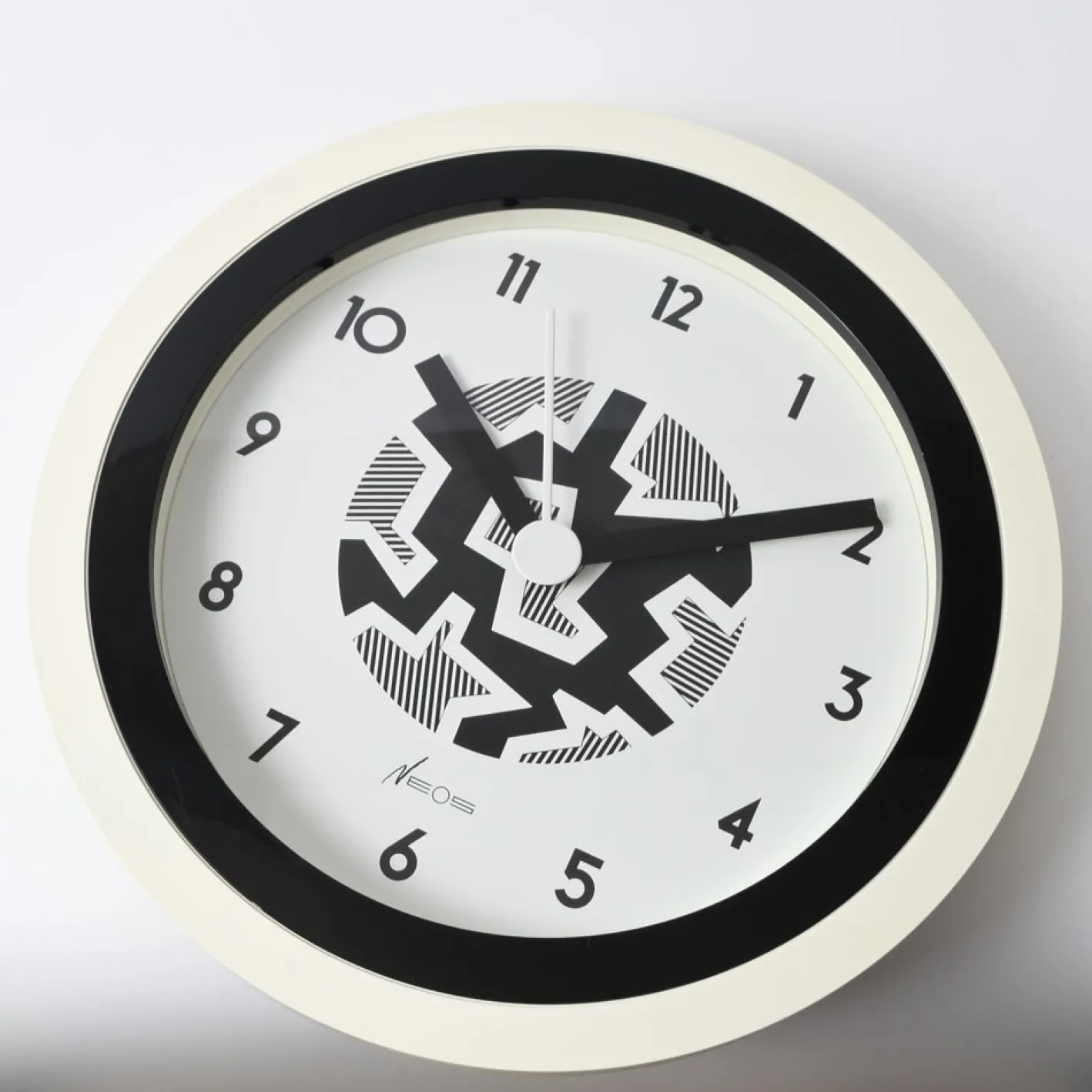 Postmoderne Wanduhr von Nathalie Du Pasquier & George Sowden für Neos Lorenz, 1980er
