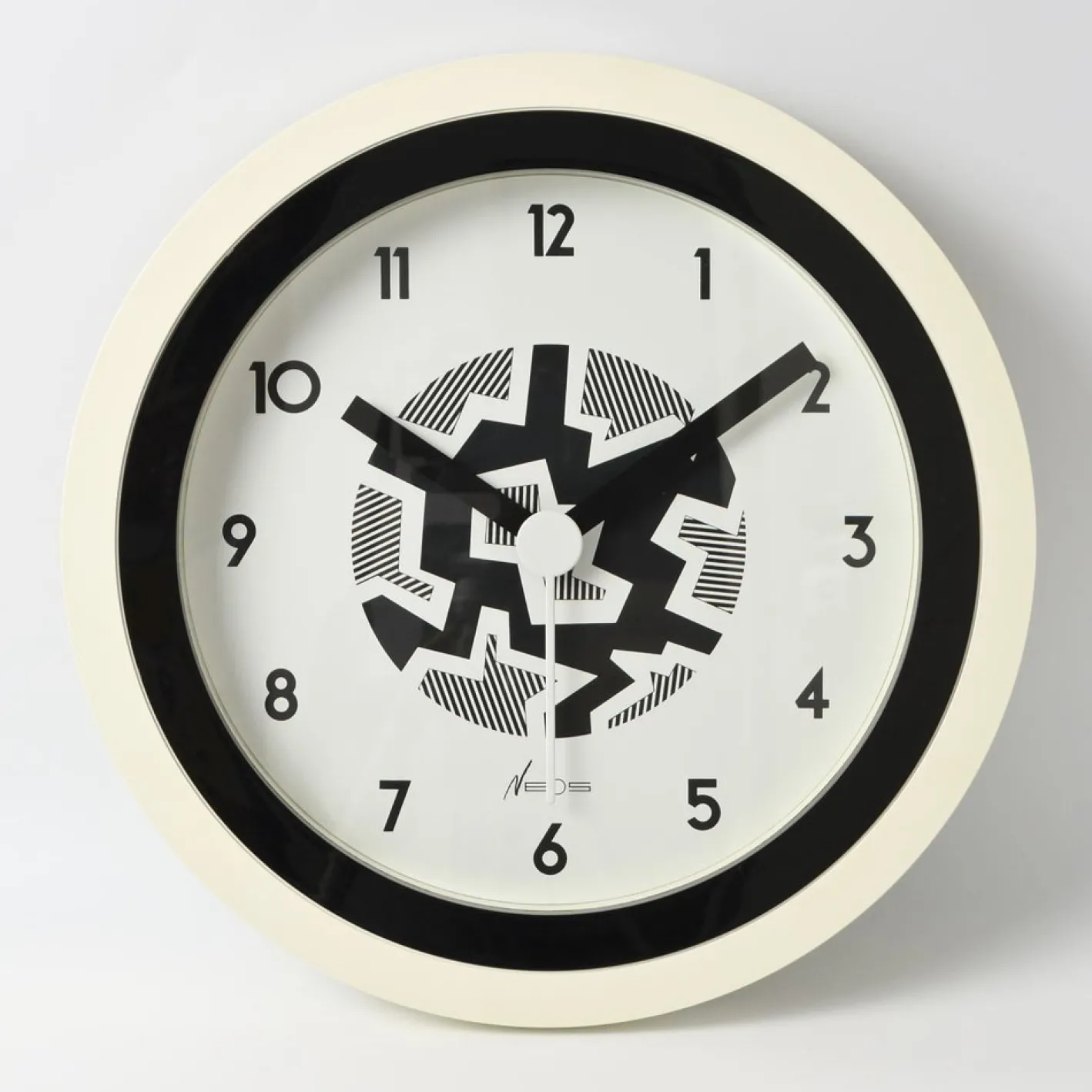 Postmoderne Wanduhr von Nathalie Du Pasquier & George Sowden für Neos Lorenz, 1980er