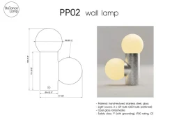 PP02 Wandlampe von Wojtek Olech