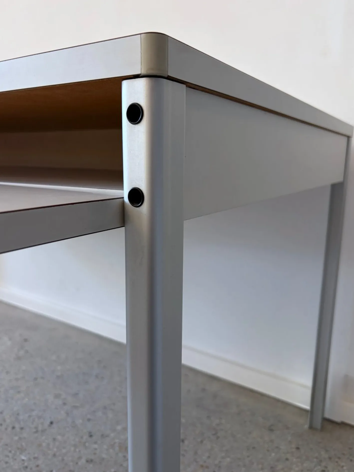 Program 570 Schreibtisch mit Schreibmaschinentisch Verlängerung von Dieter Rams für Vitsoe, 1970er, 2er Set