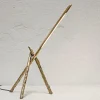 Prometeo Tischlampe aus Messing von Morghen Studio