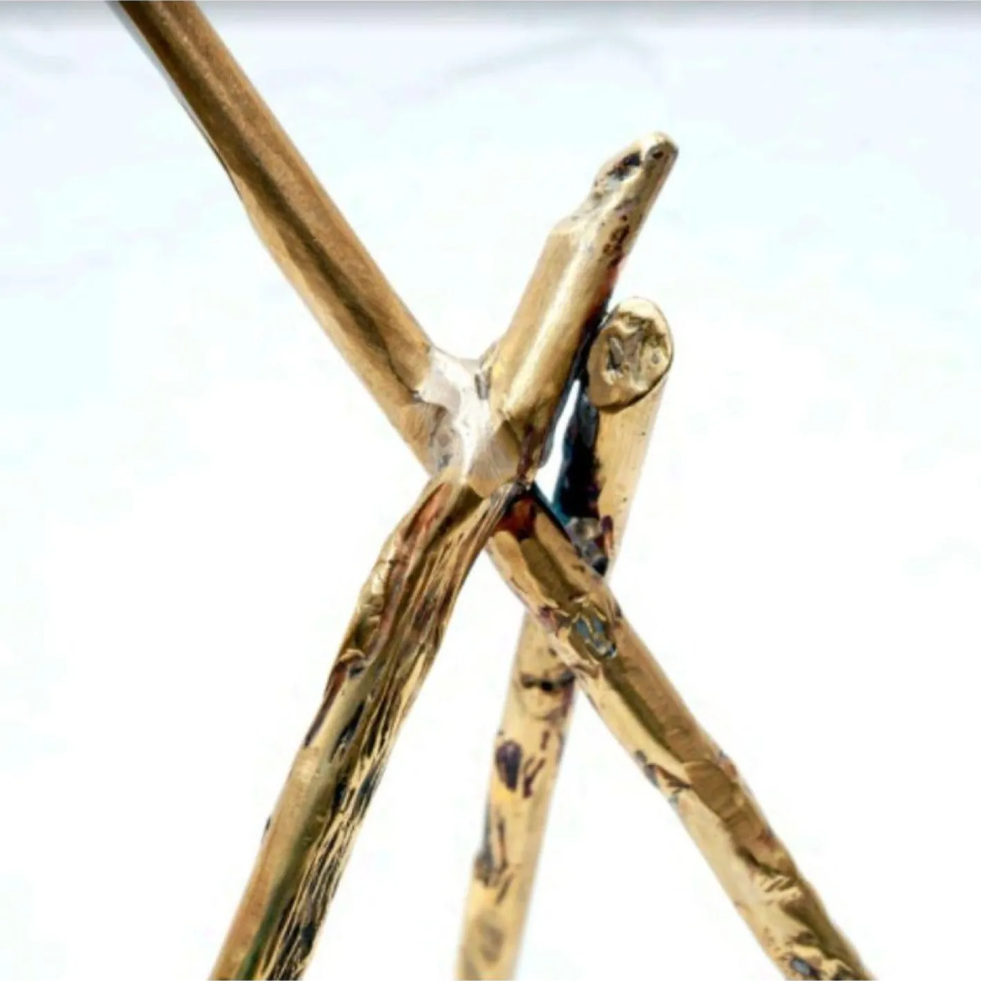 Prometeo Tischlampe aus Messing von Morghen Studio