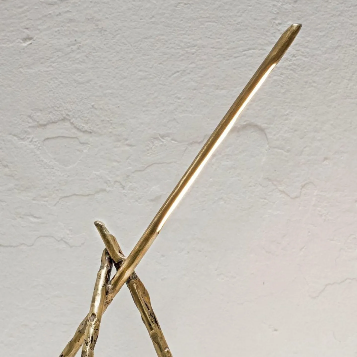 Prometeo Tischlampe aus Messing von Morghen Studio