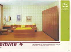 Quadratische Nachttische aus Mahagoni, Tschechoslowakei, 1970er Jahre, 2er-Set