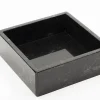 Quadratisches Tablett aus schwarzem Marquina Marmor von FiammettaV Home Collection