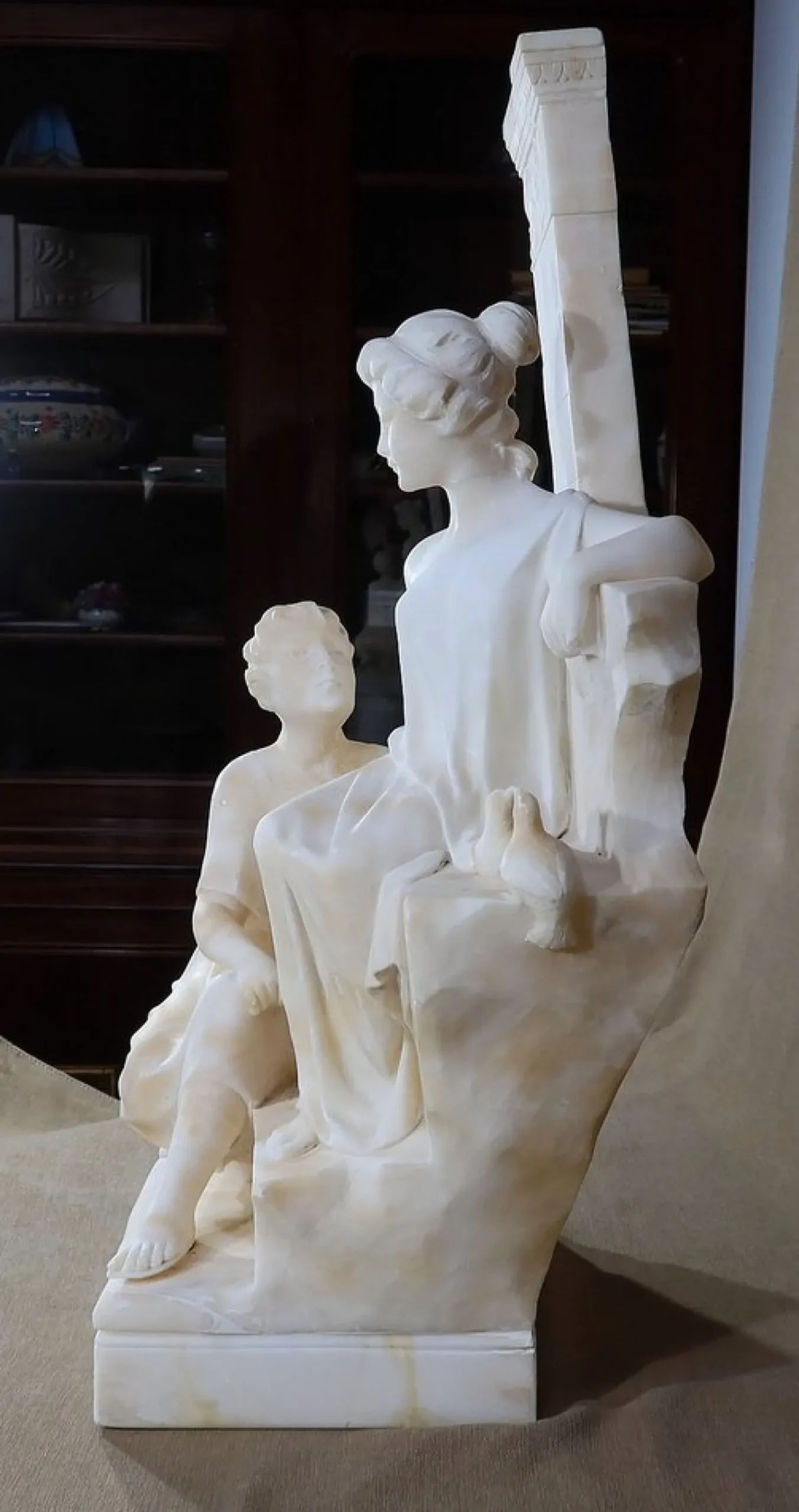 Quo Vadis Skulptur aus dem Roman von Sienkiewicz, 1900, Marmor