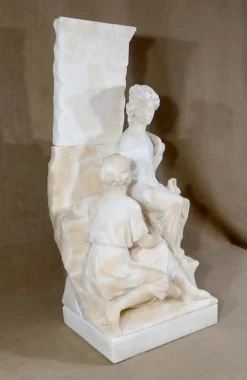 Quo Vadis Skulptur aus dem Roman von Sienkiewicz, 1900, Marmor