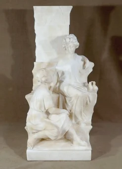 Quo Vadis Skulptur aus dem Roman von Sienkiewicz, 1900, Marmor