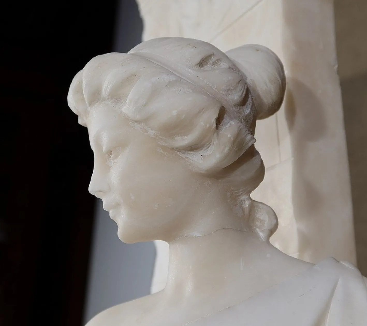 Quo Vadis Skulptur aus dem Roman von Sienkiewicz, 1900, Marmor