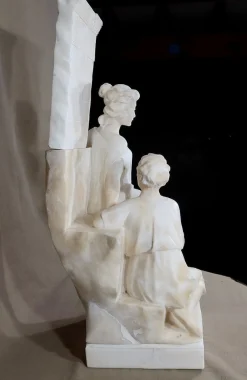 Quo Vadis Skulptur aus dem Roman von Sienkiewicz, 1900, Marmor