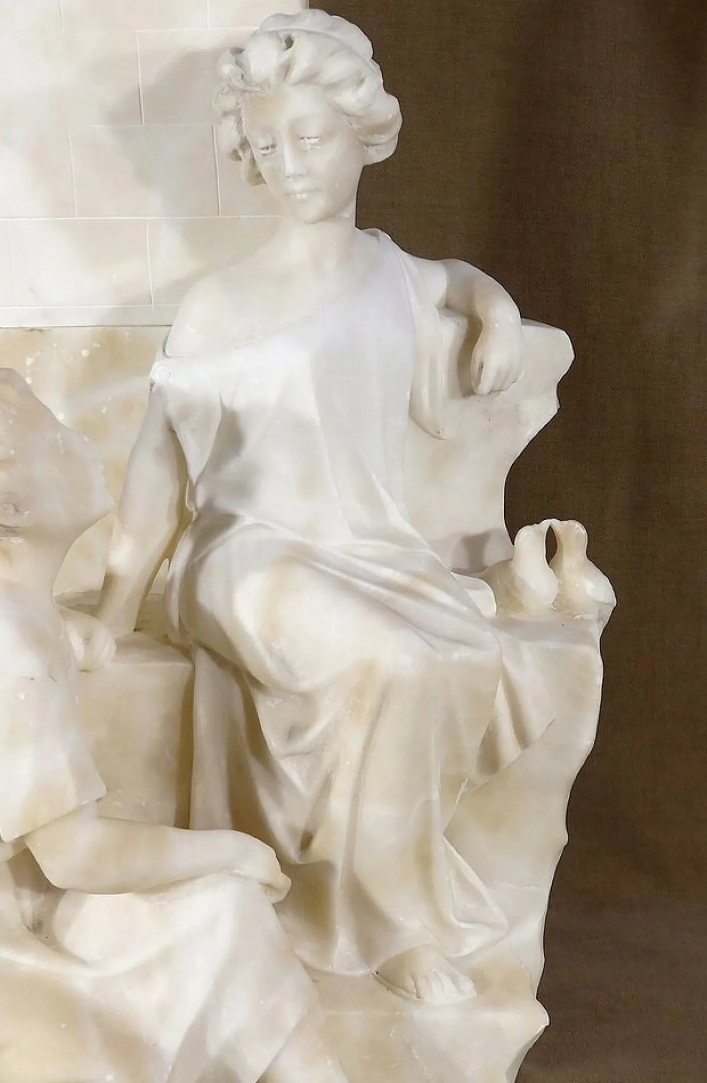 Quo Vadis Skulptur aus dem Roman von Sienkiewicz, 1900, Marmor