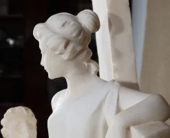 Quo Vadis Skulptur aus dem Roman von Sienkiewicz, 1900, Marmor