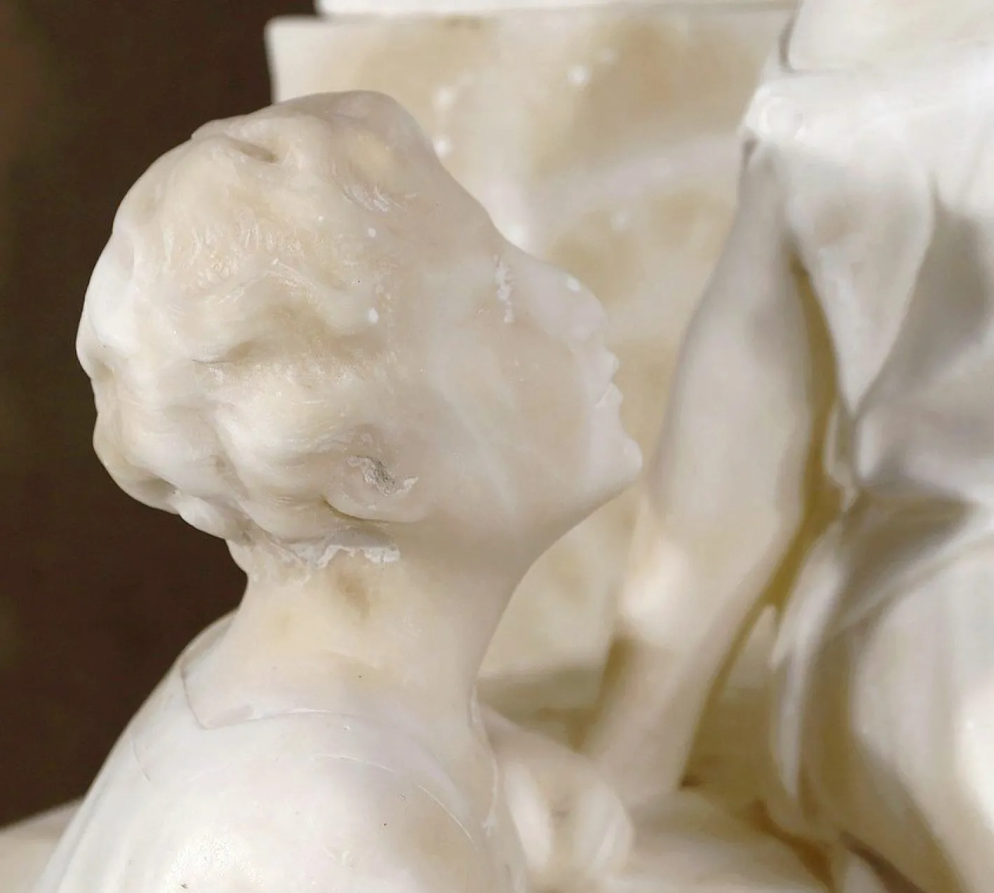 Quo Vadis Skulptur aus dem Roman von Sienkiewicz, 1900, Marmor
