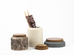 Racchiuso Behälter von Gumdesign für La Casa di Pietra, 3er Set