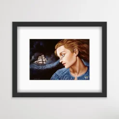 Rafal Olbinski, Flying Dutch, 2021, Giclée-Druck