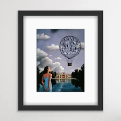 Rafal Olbinski, Warschau, Palace on The Isle, 2020, Giclée-Druck