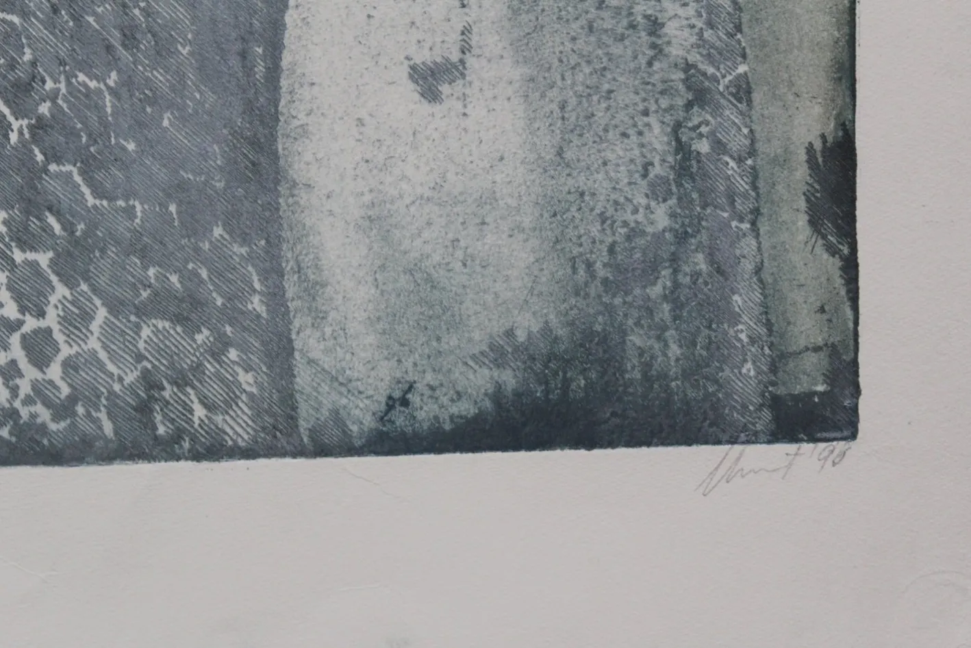 Rafal Strent, A Young Unicorn, Radierung auf Papier, 1996