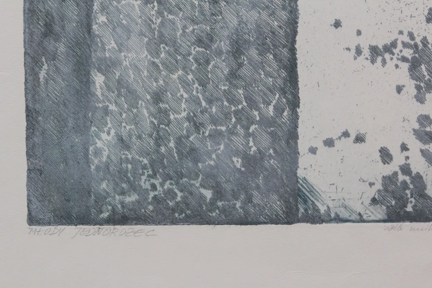 Rafal Strent, A Young Unicorn, Radierung auf Papier, 1996