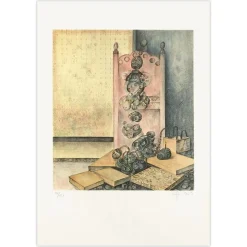 Raffi Kaiser, Le Chevalier de Fer, 1975, Lithographie