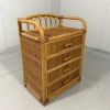 Rattan Kommode, 1980er