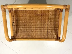 Rattan Kommode, 1980er