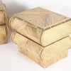 Rattan Nachttische, 2er Set