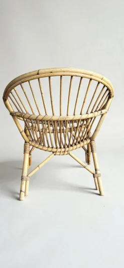 Rattan Wohnzimmer Set, 1960er, 5 . Set