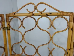 Raumteiler aus Rattan, Italien, 1960er