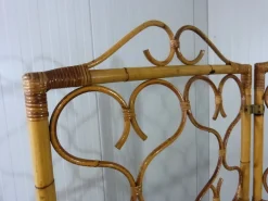 Raumteiler aus Rattan, Italien, 1960er