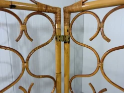 Raumteiler aus Rattan, Italien, 1960er