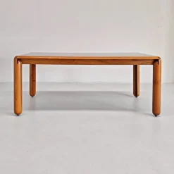 Rechteckiger Modell 781 Tisch aus Holz von Vico Magistretti für Cassina, 1970er