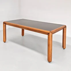Rechteckiger Modell 781 Tisch aus Holz von Vico Magistretti für Cassina, 1970er