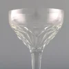 Red Wine Glasses in Clear Crystal Glass from Val St. Lambert, Belgium, Set of 10